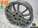 【中古】中古ホイール 16インチ 4本セットウェッズ VELVA(ヴェルヴァ)16x6.5J/+40/114.3/5Hグレー系/スポーク