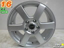 【中古】中古ホイール 16インチ 4本セットGIRO16x6.5J/+54/114.3/5Hシルバー/スポーク