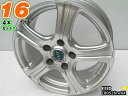 【中古】中古ホイール 16インチ 4本セットFEID(フェイド)16x6.5J/+38/114.3/5Hシルバー/スポーク
