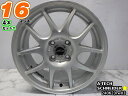 【中古】中古ホイール 16インチ 4本セットA-TECH SCHNEIDER(シュナイダー)16x6.5J/+53/100/4Hシルバー/スポーク