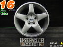 【中古】中古ホイール 16インチ 4本セットNR59516x5J/+38/114.3/5Hシルバー/スポーク