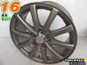 【中古】中古ホイール 16インチ 4本セットEUROMAGIC(ユーロマジック)16x6.5J/+38/114.3/5Hガンメタ/スポーク