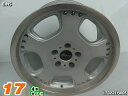 深リム【中古】EINS WALZERシルバー/ディッシュ17x8J 45/9J 43/114.3/5H17インチ ホイール4本セット