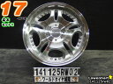 【中古】Lowenhart(レーベンハート) LD1 DFシルバー/スポーク17x7J 48/114.3/5H17インチ ホイール4本セット