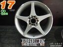 【中古】中古ホイール 17インチ 4本セットスポークタイプ17x7J/+50/100/114.3/5Hシルバー/スポーク