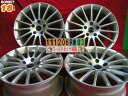 【中古】BORBET(ボルベット)シルバー/スポーク18x8J 18/120/5H18インチ ホイール4本セット