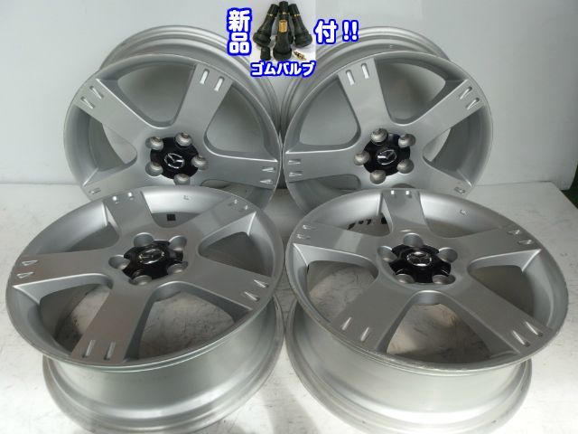 マツダ純正【中古】ホイール 18インチ 4本セット[18x7J+55/114.3/5H]アテンザ(GG型)、アテンザワゴン(GG型)、アクセラ(BM型除く)CX-3、CX-7、ビアンテ、プレマシー