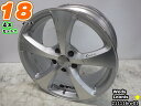 【中古】中古ホイール 18インチ 4本セットウェッズ Leonis(レオニス)18x7.5J/+38/114.3/5Hシルバー/ポリッシュ/スポーク