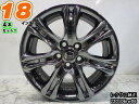 【中古】レクサス純正メッキ/スポーク/M14平座18x7.5J 32/120/5H18インチ ホイール4本セット