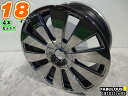 【中古】中古ホイール 18インチ 4本セットファブレス GENESIS(ジェネシス)18x8J/+40/112/114.3/5Hブラックメッキ/スポーク/(PC...