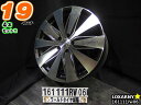 【中古】中古ホイール 19インチ 4本セットLOXARNY(ロクサーニ)TEMPEST(テンペスト)W.VISION(ダブルビジョン)18x8J/+45/114...
