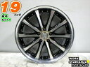 【中古】中古ホイール 19インチ 4本セットワーク VARIANZA(ヴァリアンツァ)V5S19x8J/+48/114.3/5Hブラックポリッシュ(ブラポリ)/...
