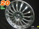 【中古】TMW CE16-1シルバー／フィン/リム有20x8.5J 20/114.3/5H20インチ ホイール4本セット