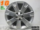 【中古】 ミツビシ純正シルバーポリッシュ/スポーク18x7J 38/114.3/5H18インチ ホイール4本セット