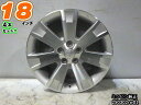 【中古】中古ホイール 18インチ 4本セット三菱(ミツビシ)純正18x7J/+38/114.3/5Hシルバー/スポーク/M12平座