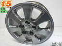 【中古】トヨタ純正ハイグロス/スポーク/ディッシュ15x6.5J+50/114.3/5H15インチ ホイール4本セット