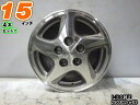 【中古】中古ホイール 15インチ 4本セットトヨタ純正15x6J/+45/114.3/5Hシルバー/スポーク/M12平座