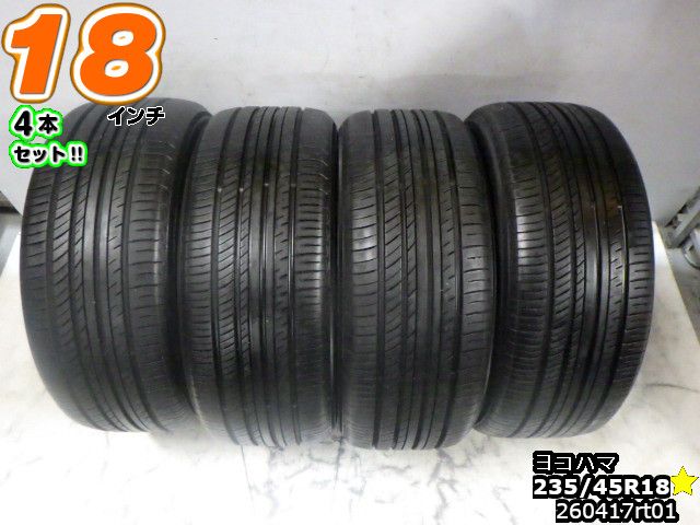 楽天市場】中古タイヤ 235 45 r18（リム径（インチ）18）の通販