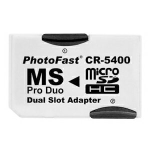 PhotoFast MS ProDuoデュアルアダプターCR-5400