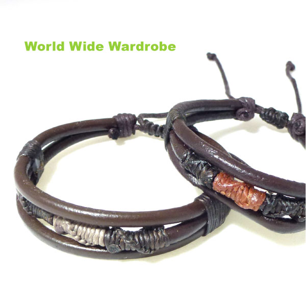 クーポン有 セールハンドメイドヘンプ巻き本革レザーバングルブレスレット お守り 手作り 天然石 パワーストーン ビーズ 願い事 水晶 紐 ビーズ プレゼント ギ...