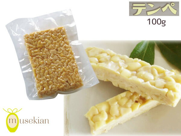 【〜8/6まで★先着順！お得なフラッシュクーポン配布♪】テンペ 100g 国産大豆 100％ 大豆発酵食品 てんぺ 後味が違う 夢石庵 むせきあん 410 税率8％のサムネイル