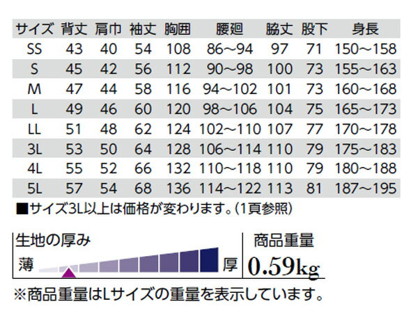 【ポイント5倍＆お買い物マラソン 5/9 20:00～5/16 1:59】名入れ刺繍 長袖ツナギ 609 ネイビー M 3着 クレヒフク 春夏 作業着 メカニック ユニフォーム 送料無料 3