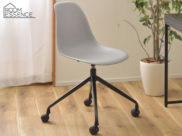 【11/1(土)限定 同店舗内3点以上購入でP20倍♪】東谷 カトル 回転チェア グレー W47.5×D53×H62.5×SH46 CL-508GY オフィス キャスター付き 肘なし アームレス メーカー直送 送料無料