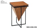 サイドテーブルL ブラウンスチールのフレームにピラミッド型の天板を設置したような個性的な形のサイドテーブル。メーカー東谷 （ あずまや AZUMAYA ）品番JW-102B商品名サイドテーブルLカラーブラウンサイズ(cm)W38×D38×H55本体素材天然木化粧繊維板(モンキーポッド) ラッカー塗装 スチール(粉体塗装)原産国インドネシア備考組立：完成品静的耐荷重：10kg※天然木を使用している為、1つ1つ個体差がございます。また、経年で発生する亀裂についても、天然木の特性としてご理解ください。※ご使用のモニター環境により実際のカラーと異なる場合がございます。 　 予めご了承ください。 ※その他、東谷の商品はこちらからどうぞ→ 東谷 AZUMAYA 商品 【ご　注　意】※納品後の交換は、ご注文品番以外のものが届いた場合を除き、交換・返品などはお受けいたしかねます。通常3〜4日(土・日・祝日を除く)で発送となります。商品がすべてメーカー在庫のため、急な欠品が発生することがございますので、お急ぎの場合は、納期の確認をお願い致します。また急な欠品の場合、商品がご用意出来ない場合がございますのでご了承下さい。 ◆当社指定運送会社　送料無料（北海道・沖縄・離島を除く）にて発送いたします。※北海道は送料を 3,000円頂きます。沖縄・離島は別途お見積もりをいたします。◆メーカー直送の為、代引き発送は出来ませんので御了承下さい。※他の商品との同梱は不可となります。