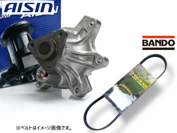 イスト NCP110 NCP115 アイシン ウォーターポンプ WPT-111 外ベルト 1本 バンドー H19.07〜H28.04 送料無料