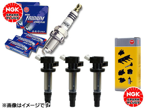ノート E12 NE12 NGK 正規品 MAX プラグ イリジウム 5989 DF6H-11B 3本 NGK 正規品 イグニッションコイル U5280 3本セット H24.09〜R02.12 送料無料