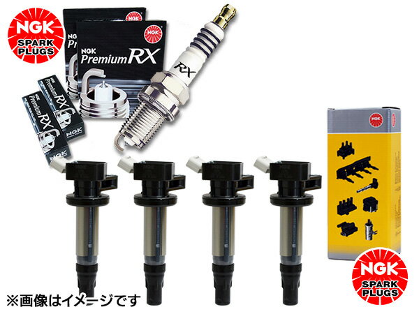 【最大20倍P買いまわりでポイントアップ 5/20のみ! 】グレイス GM6 GM9 NGK プレミアム RXプラグ 97544 LKAR7BRX11PS 4本 NGK イグニッションコイル U5406 4本セット H27.06～R02.07 送料無料