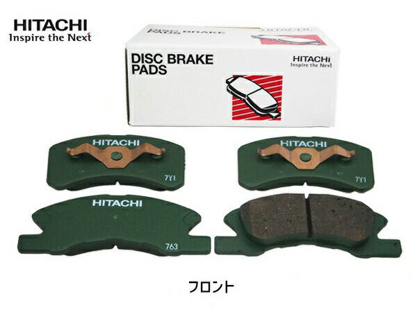 ルクラ L455F ブレーキパッド フロント 前 日立 HITACHI 4枚セット HD001 H22.4〜H24.5 送料無料