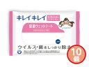 ライオン キレイキレイ 除菌ウェットシート 10個 10枚入 ノンアルコールタイプ 内祝い お祝い 返礼品 贈答 進物 ギフトプレゼント