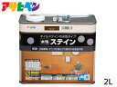 アサヒペン 水性ステイン チーク 2L 上塗り不要 屋内用 木製家具 木工品