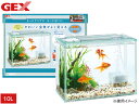 GEX 金魚元気 ぶくぶくクリア 300 約 幅31.5×奥行16×高さ24cm 場所を選ばない幅30cmのクリアフレーム水槽セット 送料無料