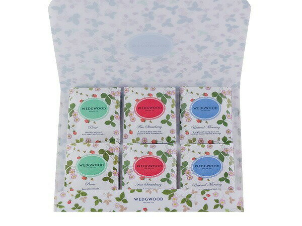 【エントリーでP5倍★11/20 20時～11/26まで】ウェッジウッド ワイルド ストロベリー ティーバッグ WSN-10TB プラケース入 内祝い お祝い 返礼品 贈答 進物 ギフトプレゼント 税率8％