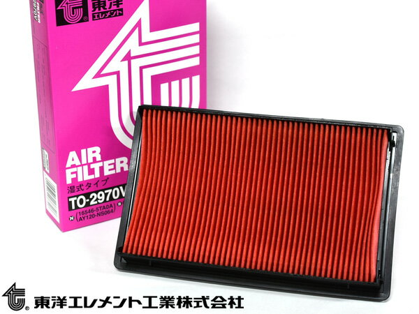 【SS期間限定★ポイントUP&クーポン実施】セレナ GC27 エアエレメント エアー フィルター クリーナー 東洋エレメント TO-2970V H28.08〜