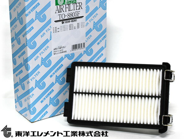 【SS期間限定★ポイントUP&クーポン実施】R1 RJ2 エアエレメント エアー フィルター クリーナー 東洋エレメント スーパーチャージャー車 TO-8805F H17.11〜H22.03