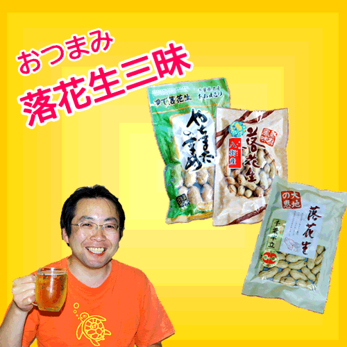 落花生 三昧千葉 八街産 落花生おつまみお中元暑中見舞誕生日プレゼントピーナツ 詰合せレトルト ゆで落花生煎り落花生【送料無料】【楽ギフ_包装】 【楽ギフ_のし宛書】 auc-yachimata-p-10000106 八街産落花生のひろしまや サンプル画像2