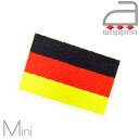 アイロンワッペン//GERMANY ドイツ国旗 ミニサイズ ジャーマニー　(ブンデス ベルリン フランクフルト)
