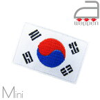 アイロンワッペン//大韓民国 KOREA 韓国国旗 ミニサイズ　(太極旗 ソウル Seoul)
