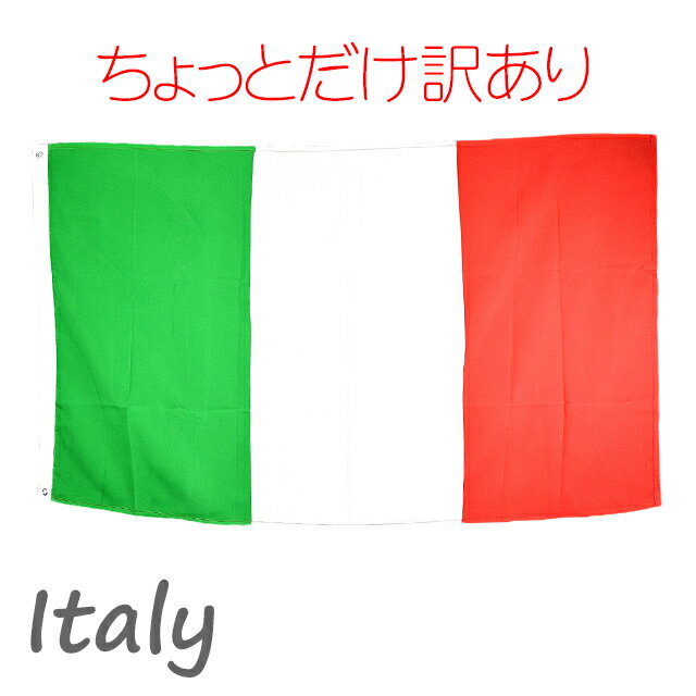★訳あり特価★ナイロン製フラッグ ITALY イタリア国旗 トリコローレ オリジナル　(イタリアン Italia 販促 ポスター タペストリ)