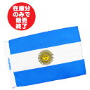 コットン製ミニフラッグ■Argentina アルゼンチン国旗 14cm×22cm (万国旗 ブエノスアイレス 南米)
