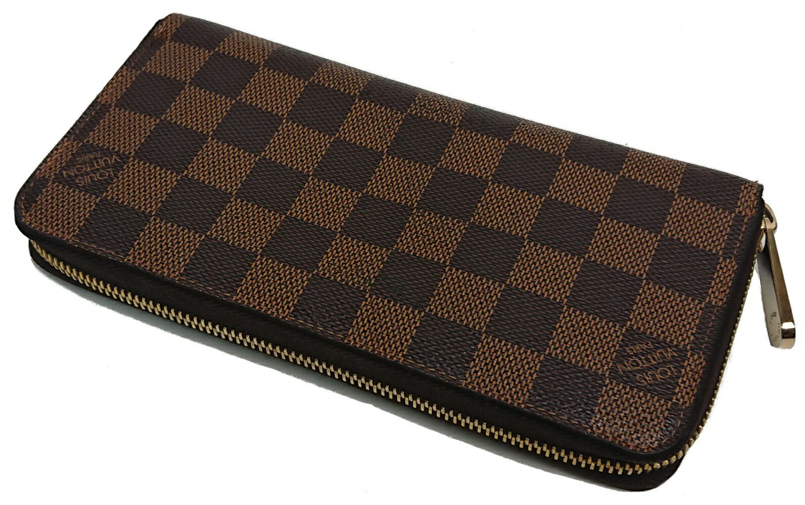 【送料無料】ルイヴィトン LOUIS VUITTON ダミエ ジッピーウォレット ラウンドファスナー長財布 N60015 【質屋出店】【中古】 1