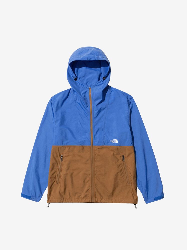 【2023春夏】THE NORTH FACE NP72230 Compact Jacketスーパーソニックブルー ユーティリティブラウン SU 