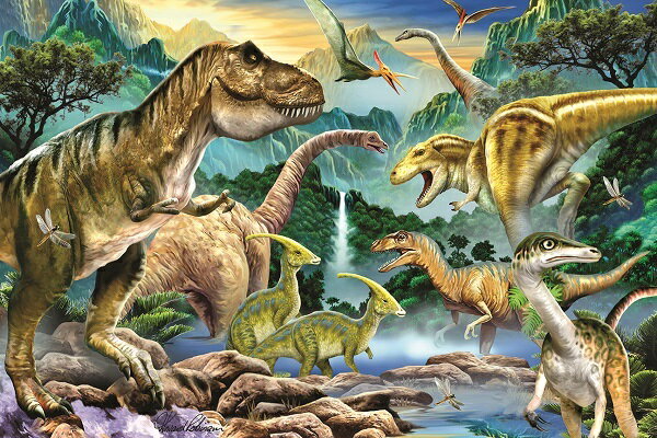 恐竜のパズル 3D ジグソーパズル 【恐竜の谷】150ピース HowardRobinson 恐竜 おうち時間 かっこいい 脳トレ プレゼント 知育玩具
