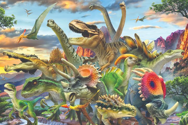 恐竜のパズル 3D ジグソーパズル 【恐竜ワールド】150ピース HowardRobinson 恐竜 おうち時間 脳トレ プレゼント 知育玩具