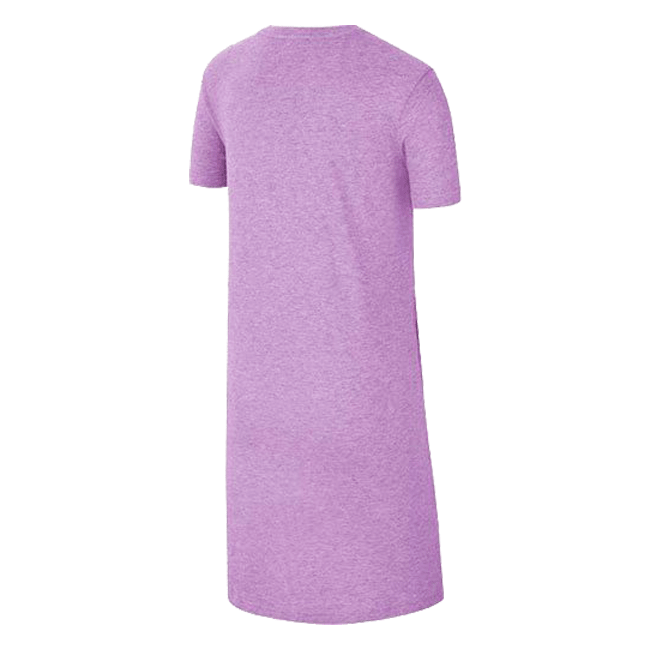 【メール便対応】[NIKE]ナイキ ガールズ フューチュラ ドレスTシャツ[130/140/150/160cm][パープル]CU8375-589キッズ＆ジュニア/半袖/チュニック/ワンピース/普段着/おしゃれ/綿100％/ppiz【あす楽】【RCP】