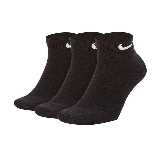 【メール便対応】[NIKE]ナイキ 3足組ショートソックス[23-25cm][25-27cm][27-29cm]SX7670 ブラック ソックス メンズ レディース ジュニア 男女兼用 ユニセックス ローソックス スニーカーソッ…