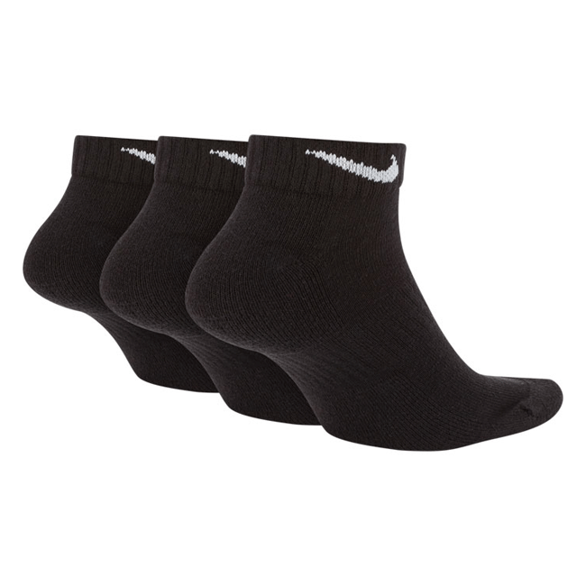 【メール便対応】[NIKE]ナイキ 3足組ショートソックス[23-25cm][25-27cm][27-29cm]SX7670/ブラック/ソックス/メンズ/レディース/ジュニア/男女兼用/ユニセックス/ローソックス/スニーカーソックス/アンクル/靴下/kzz【RCP】